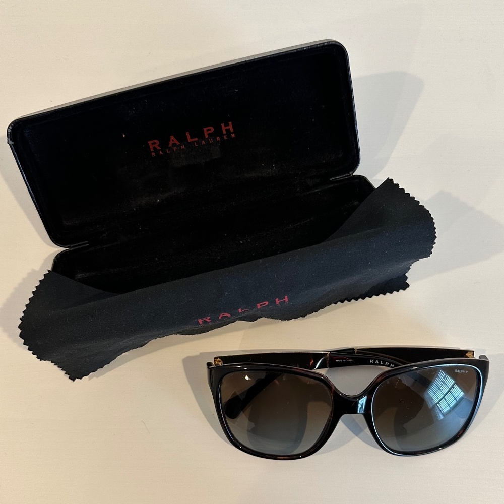Ralph by Ralph Lauren Tortoise and Gold Sunglasses